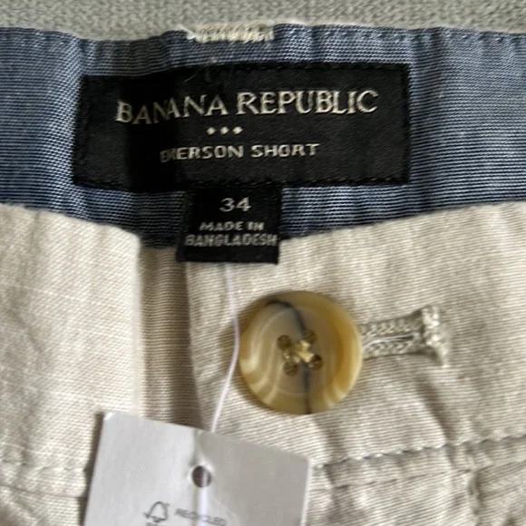 NWT mens BR shorts with palm trees - Picture 3 of 4